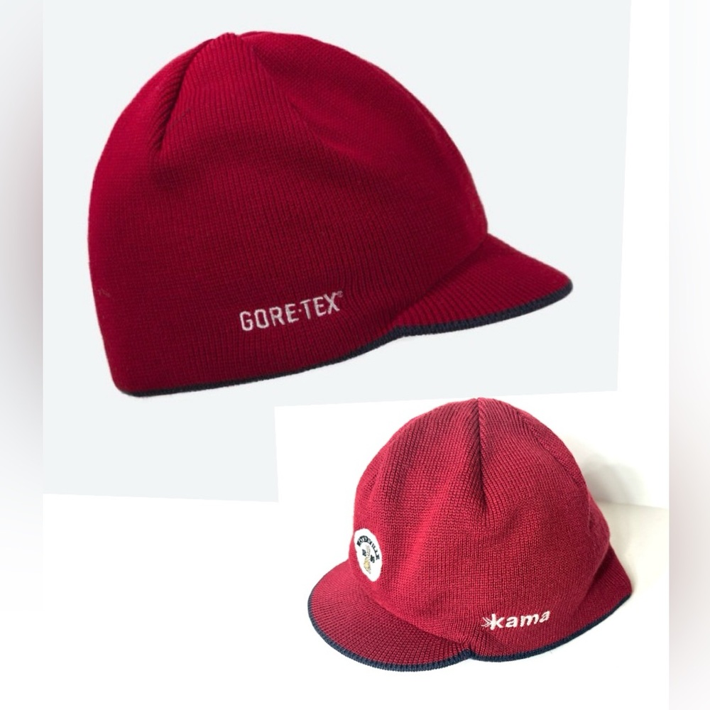 VTG Waterville Country Club 1889 KAMA GORE-TEX LINED BEANIE WHITH PEAK ONE SIZE